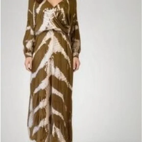 Chic Long Sleeve Tie-Dye Dress small - Picture 6 of 6